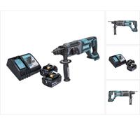 Makita DHR 241 M1 Perforateur sans fil SDS-Plus 18 V Li-Ion + 1x Batterie BL 1840 B 4.0 Ah - sans Makpac