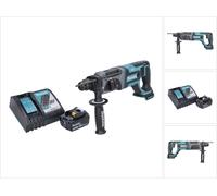 Makita DHR 241 RF1 Perforateur sans fil SDS-Plus 18 V Li-Ion + 1x Batterie BL 1830 B 3,0 Ah + 1x Chargeur DC 18 RC - sans Makpac.