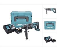 Makita DHR 241 RF1J 18 V Li-Ion Perforateur-Burineur sans fil SDS-Plus + Boîtier Makpac + 1x Batterie BL 1830 3,0 Ah + Chargeur DC 18 RC