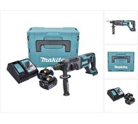 Makita DHR 241 RFJ Perforateur-Burineur sans fil 18 V Li-Ion + 1x Boîtier de transport Makpac SDS-Plus + 2x Batteries BL 1830 3,0 Ah + Chargeur rapide DC 18 RC