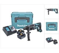 Makita DHR 241 RGJ Perceuse-visseuse à percussion sans fil 18 V 2.0 J SDS plus + 2x Batteries 6.0 Ah + Chargeur + Coffret Makpac