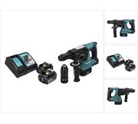 Makita DHR 243 RF Marteau perforateur sans fil 18 V SDS plus Brushless + 2x batterie 3,0 Ah + chargeur