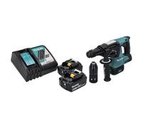 Makita DHR 243 RG Marteau perforateur sans fil 18 V SDS plus Brushless + 2x batterie 6,0 Ah + chargeur