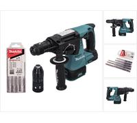 Makita DHR 243 Z Marteau perforateur sans fil 18 V 2,0 J SDS plus Brushless + 5 pces. set de forets - sans batterie, sans chargeur