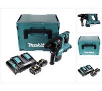Makita DHR 280 CTJ Marteau perforateur sans fil 36 V ( 2x 18 V ) 2,8 J SDS-plus Brushless+ 2x batterie 5,0 Ah + double chargeur + Makpac