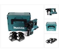 Makita DHR 280 G4J 2 x 18 V 36 V Li-Ion Marteau perforateur sans fil 28 mm Brushless pour SDS-PLUS en Makpac + 4 x 6,0 Ah batterie - sans chargeur