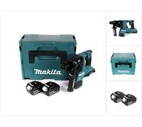 Makita DHR 280 GJ 2 x 18 V 36 V Li-Ion Marteau perforateur sans fil 28 mm pour SDS-PLUS en Makpac + 2 x 6,0 Ah batterie - sans chargeur