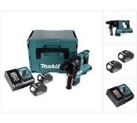 Makita DHR 280 RMJ Marteau perforateur sans fil Brushless SDS-PLUS en Makpac + 2x 18 V- 4 Ah / 4000 mAh batterie et chargeur
