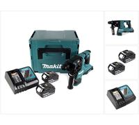 Makita DHR 280 RTJ Marteau perforateur sans fil Brushless SDS-PLUS en Makpac + 2x 18 V- 5 Ah / 5000 mAh batterie et chargeur