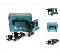 Makita DHR 280 T4J 2 x 18 V 36 V Li-Ion Marteau perforateur sans fil 28 mm pour SDS-PLUS en Makpac + 4 x 5,0 Ah batterie - sans chargeur