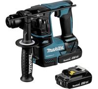 Makita Marteau perforateur sans fil Makita SDS-PLUS 18 V / 2,0 Ah, 2 batteries + chargeur dans MAKPAC DHR171RAJ Quantité:1
