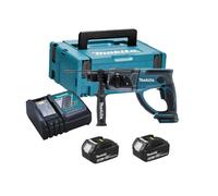 Makita DHR202RFJ Perforateur burineur SDS-Plus Li-Ion 18V LXT (2x3,0 Ah),chargeur en MAKPAC