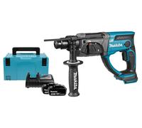 Makita DHR202RTJ Perforateur Burineur Sans-fil - 18V Li-ion - SDS-plus - Kit (2x 5,0 Ah) - MAKPAC - 2 J