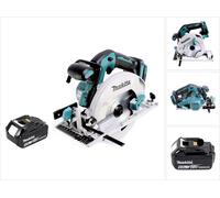 Makita DHS 680 G1 Scie circulaire portative sans fil 18 V 165 mm Brushless + 1x batterie 6,0 Ah - sans chargeur