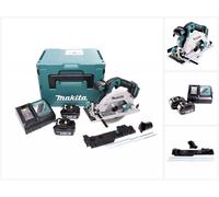 Makita DHS 680 RFJ Scie circulaire portative sans fil 18 V 165 mm Brushless + 2x batterie 3,0 Ah + chargeur + adaptateur + Makpac