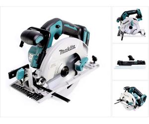 Makita DHS 680 Z Scie circulaire portative sans fil 18V 165 mm Solo + adaptateur pour rail de guidage - sans batterie, sans chargeur