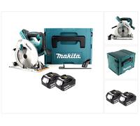 Makita DHS 710 FJ 36V scie circulaire manuelle sans fil Li-Ion 190 mm + 2x batterie 3,0Ah + Makpac - sans chargeur