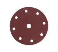 Makita Disques abrasifs P-31996 Ø 150 mm auto-agrippant Grain 240 8+1 trous Rouge 10 pièces