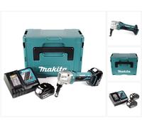 Makita DJN 161 RTJ 18 V Grignoteuse sans fil + Coffret Makpac + 2x Batteries BL1850 5,0 Ah + Chargeur DC 18 RC