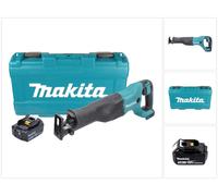 Makita DJR 186 F1K 18 V Li-Ion Scie récipro sans fil avec Boîtier de transport + 1x Batterie BL 1830 3,0 Ah, sans Chargeur