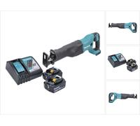 Makita DJR 186 RG Scie sabre sans fil 18 V + 2x Batteries 6,0 Ah + Chargeur