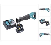Makita DJR 186 RM Scie sabre sans fil 18 V + 2x Batteries 4,0 Ah + Chargeur