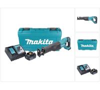 Makita DJR 186 RM1K 18 V Li-Ion Scie récipro sans fil avec Boîtier de transport + 1x Batterie BL 1840 4,0 Ah + 1x Chargeur rapide DC 18 RC