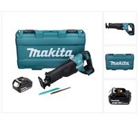 Makita DJR 187 M1K Scie sauteuse sans fil 18 V brushless + 1x Batterie 4.0 Ah + Coffret de transport - sans chargeur