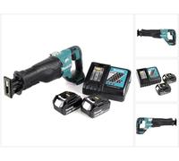 Makita DJR 187 RM 18 V Li-Ion Scie récipro sans fil + 2x Batteries 4,0 Ah + Chargeur - sans Coffret de transport