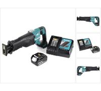 Makita DJR 187 RM1 18 V Li-Ion Scie récipro sans fil + 1x Batterie 4,0 Ah + Chargeur - sans Coffret de transport