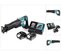 Makita DJR 187 RT 18 V Li-Ion Scie récipro sans fil + 2x Batteries 5,0 Ah + Chargeur - sans Coffret de transport