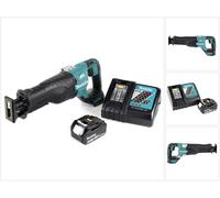Makita DJR 187 RT1 Scie recipro sans fil 18 V Li-Ion + 1x Batterie 5,0 Ah + Chargeur - sans Coffret de transport