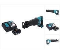 Makita DJR 187 RT1 Scie sabre sans fil 18 V brushless + 1x Batterie 5,0 Ah + Chargeur