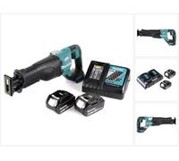Makita DJR 187 Scie récipro sans fil 18 V, sans balai + 2x Batteries 6,0 Ah + Chargeur