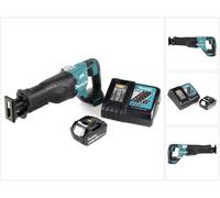 Makita DJR 187 Scie sauteuse sans fil Scie sans balais 18 V + 1x Batterie 6,0 Ah + Chargeur