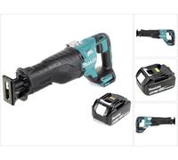 Makita DJR 187 T1 18 V Li-Ion Scie récipro sans fil + 1x Batteries 5,0 Ah - sans Chargeur ni Coffret de transport