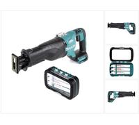 Makita DJR 187 Z Akku Reciprosge 18 V Brushless Sbelsge Solo + Reciprosgeblatt Sortiment ( P-81290 ) - sans batterie, sans chargeur