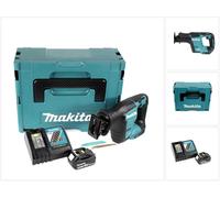 Makita DJR 188 RG1J Scie récipro sans fil 18 V, sans balai + 1x Batterie 6,0 Ah + Chargeur + Coffret