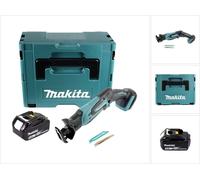 Makita DJR183T1J Scie récipro 18V + 1x Batterie 5,0 Ah + Coffret Makpac - sans chargeur