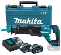 Makita DJR187RTE Scie récipro Li-ion LXT (18V/2x5,0Ah)