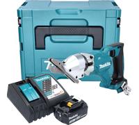Makita DJS 800 RF1J Cisaille à fibrociment sans fil 18 V Brushless + 1x batterie 3,0 Ah + chargeur + Makpac