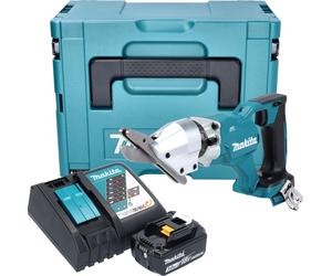 Makita DJS 800 RF1J Cisaille à fibrociment sans fil 18 V Brushless + 1x batterie 3,0 Ah + chargeur + Makpac