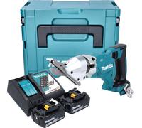 Makita DJS 800 RTJ Cisaille à fibrociment sans fil 18 V Brushless + 2x batterie 5,0 Ah + chargeur + Makpac