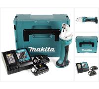 Makita DJS161RYJ Cisaille métal sans fil Li-Ion 18V + 2 x Batteries 1,5Ah + Chargeur + Coffret Makpac