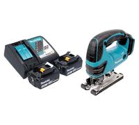 Makita DJV 180 RFX Scie sauteuse sans fil 18 V 135 mm + 2x batterie 3,0 Ah + chargeur