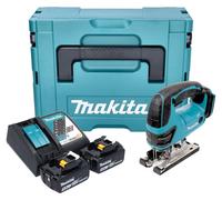 Makita DJV 180 RTXJ Scie sauteuse sans fil 18 V 135 mm + 2x batterie 5,0 Ah + chargeur + Makpac