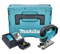 Makita DJV 180 RY1XJ Scie sauteuse sans fil 18 V 135 mm + 1x batterie 1,5 Ah + chargeur + Makpac