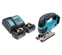 Makita DJV 180 SGX Scie sauteuse sans fil 18 V 135 mm + 2x batterie 6,0 Ah + chargeur