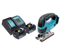 Makita DJV 180 SMX Scie sauteuse sans fil 18 V 135 mm + 2x batterie 4,0 Ah + chargeur