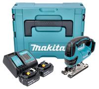Makita DJV 180 STXJ Scie sauteuse sans fil 18 V 135 mm + 2x batterie 5,0 Ah + chargeur + Makpac